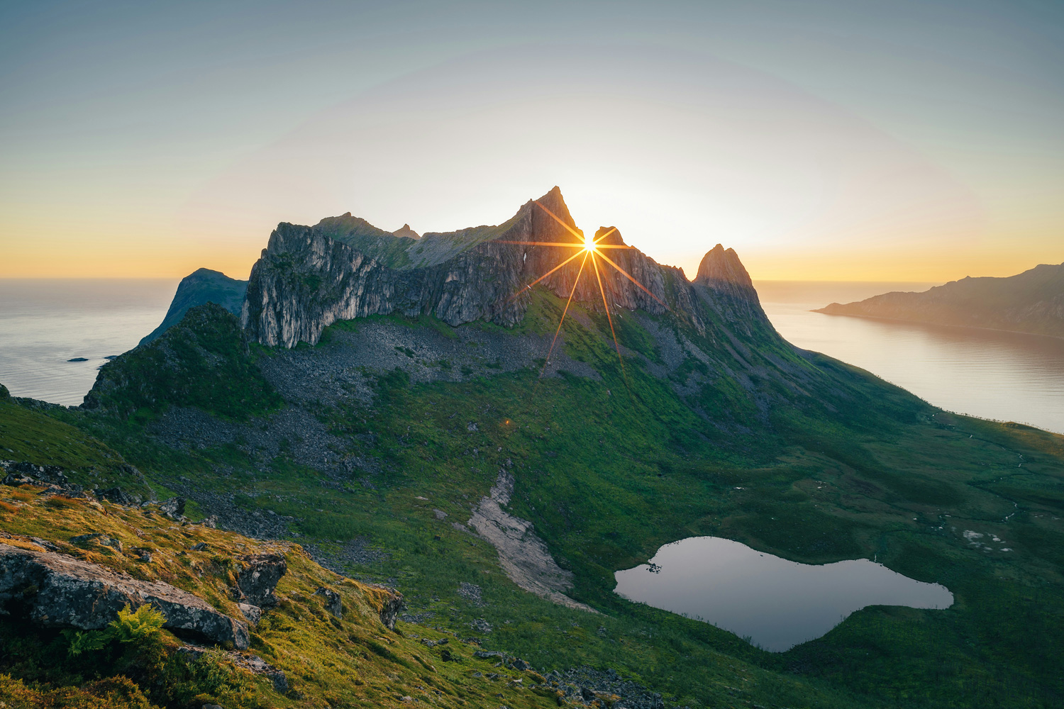Discover the midnight sun on Senja through guided tours and cultural experiences with Senja Tour and Adventures.